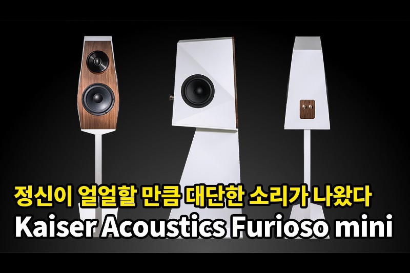 정신이 얼얼할 만큼 대단한 소리가 나왔다.Kaiser Acoustics Furioso Mini 리뷰